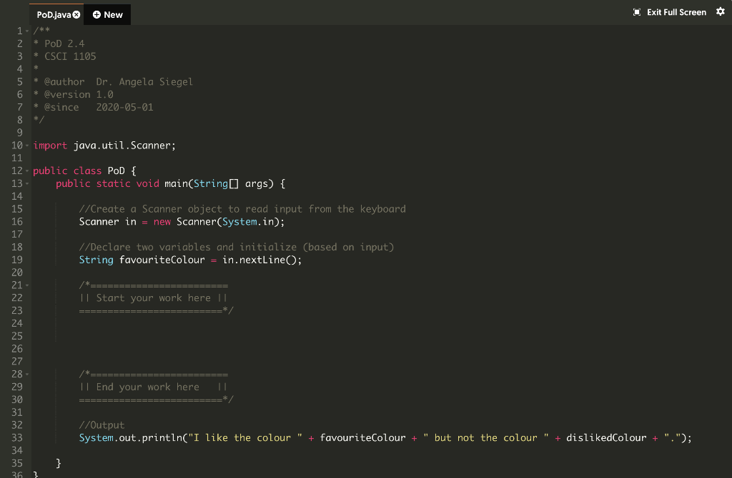 Solved Unsure what to do? Look at the example code already | Chegg.com