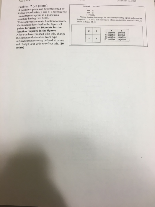 Solved Page z of Problem 2 (25 points) A point in a plane | Chegg.com