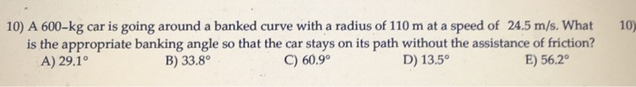 Detailed A 600 Kg Car Is Going Around A Banked Curve Landscape for Desktop Detailed A 600 Kg Car Is Going Around A Banked Curve Landscape for Desktop