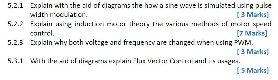 Solved 5.2.1 Explain with the aid of diagrams the how a sine | Chegg.com