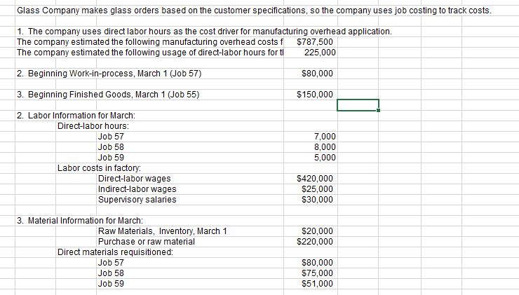 6. Please prepare a statement of cost of goods | Chegg.com