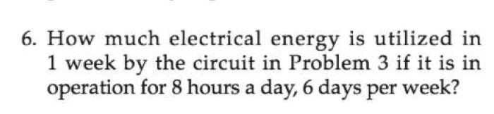 Solved 3. A current of 50 A flows through a circuit having a | Chegg.com