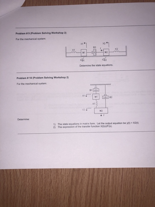 Solved Problem # 9 (Problem Solving Workshop 2) For the | Chegg.com