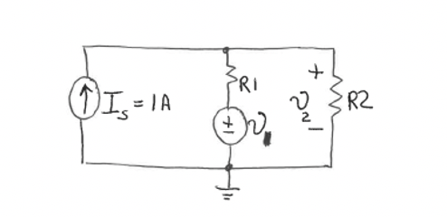 Solved + PRI Is = 1A PR2 dul | Chegg.com