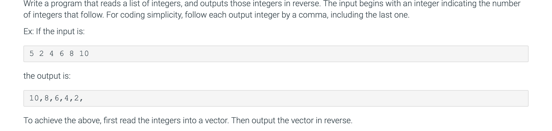Solved Write a program that reads a list of integers, and | Chegg.com