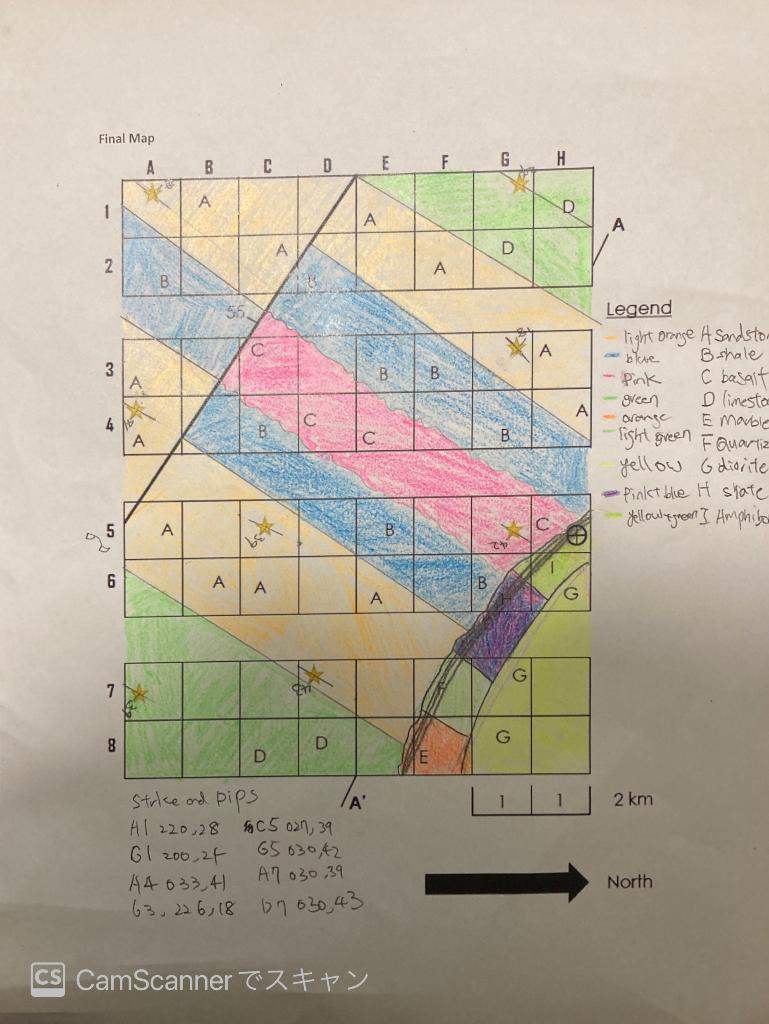Solved Based on the map below, please create a | Chegg.com