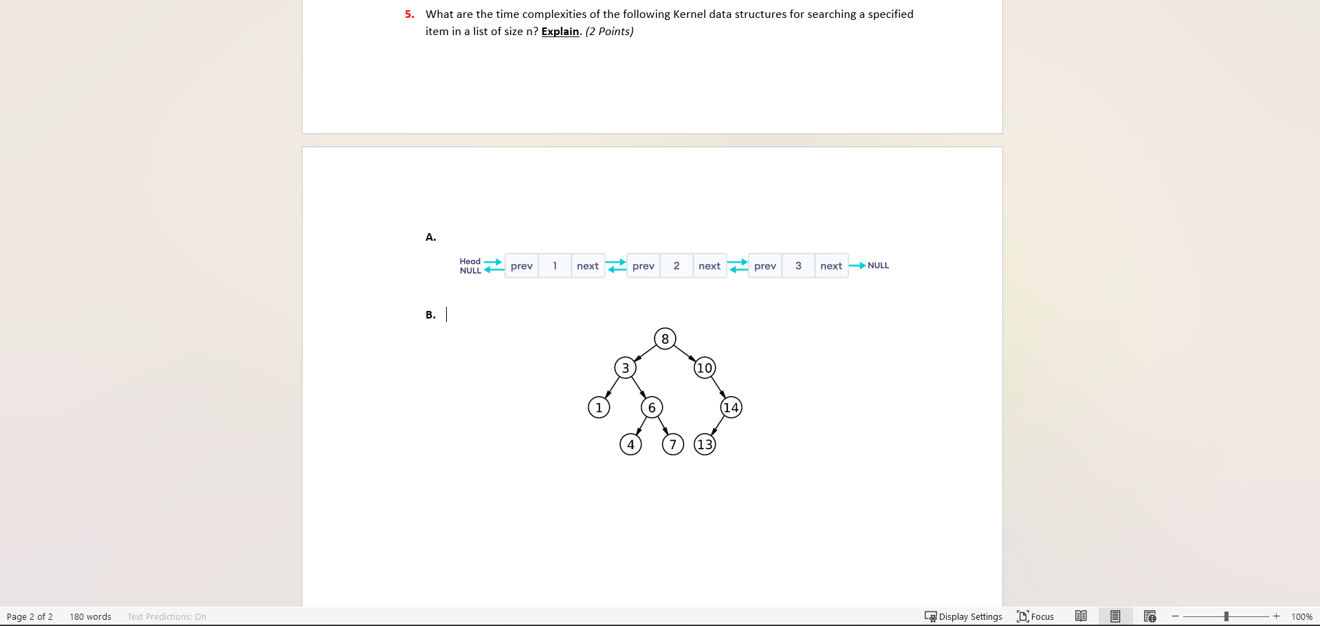 Solved 5 What Are The Time Complexities Of The Following Chegg