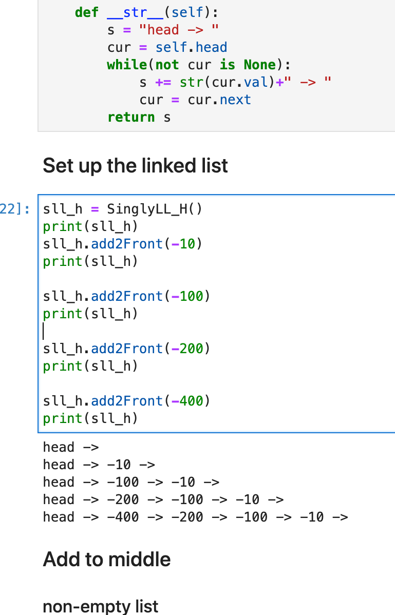 Solved In Python Problem Descriptions: Write a Singly-Linked | Chegg.com