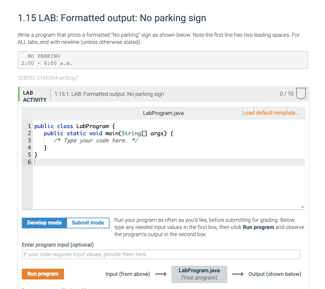 solved-1-15-lab-formatted-output-no-parking-sign-write-a-chegg