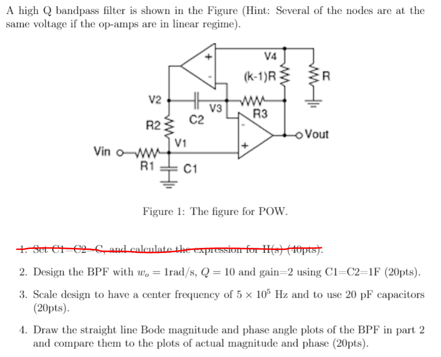 solved-a-high-q-bandpass-filter-is-shown-in-the-figure-chegg