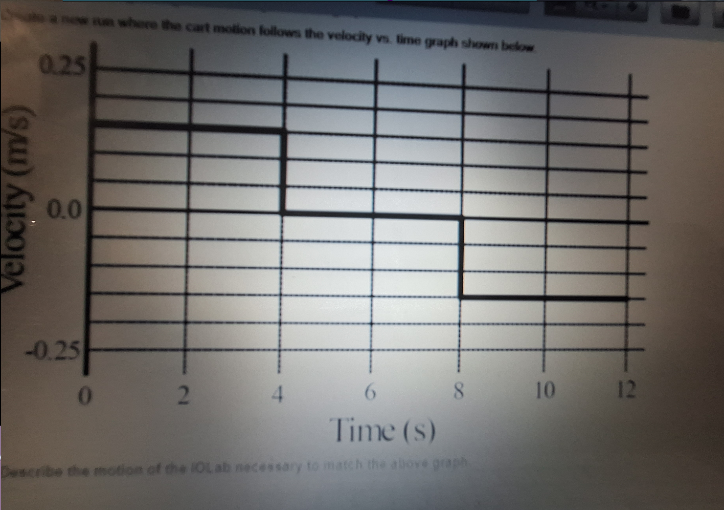 Solved Describe the motion of the IOLab necessary to match