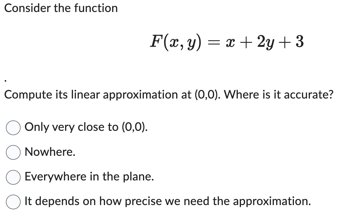 Solved Consider the function F(x,y)=x+2y+3 Compute its | Chegg.com