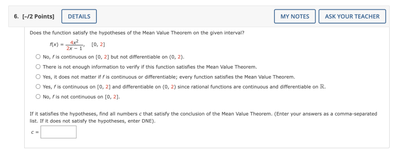 Solved 6 12 Points Details My Notes Ask Your Teacher 9944