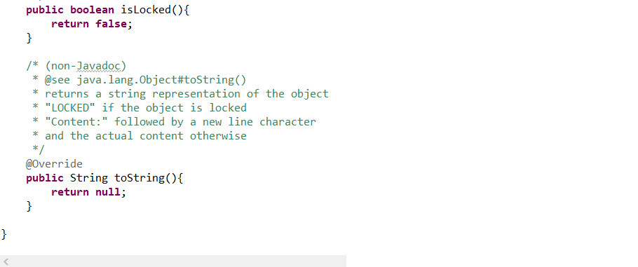 Solved public class LockedStorage { /** Creates an object | Chegg.com