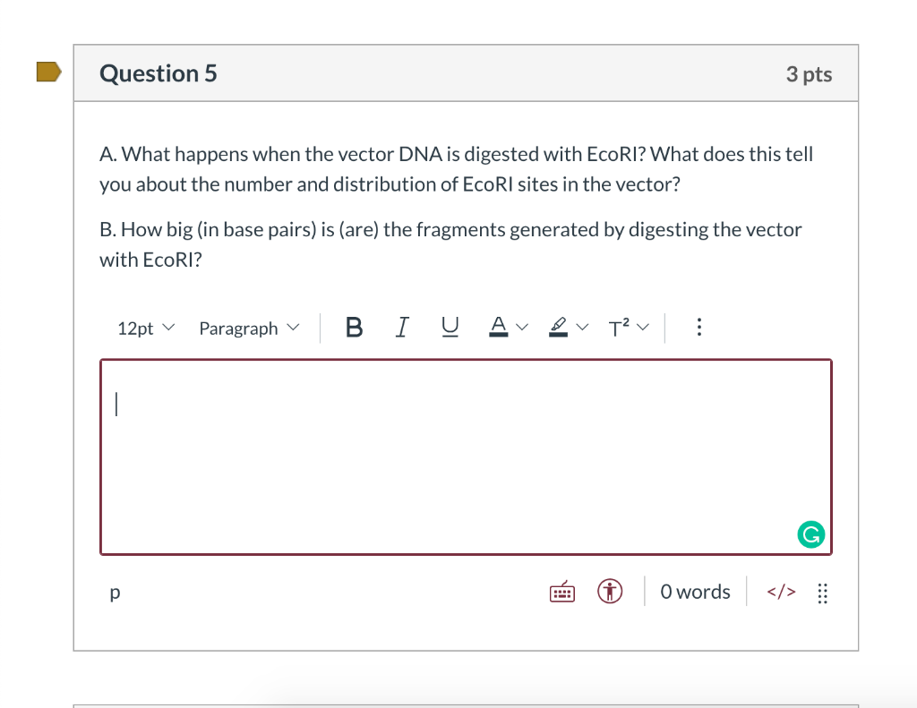 Solved Question 5 3 Pts A What Happens When The Vector D Chegg Com