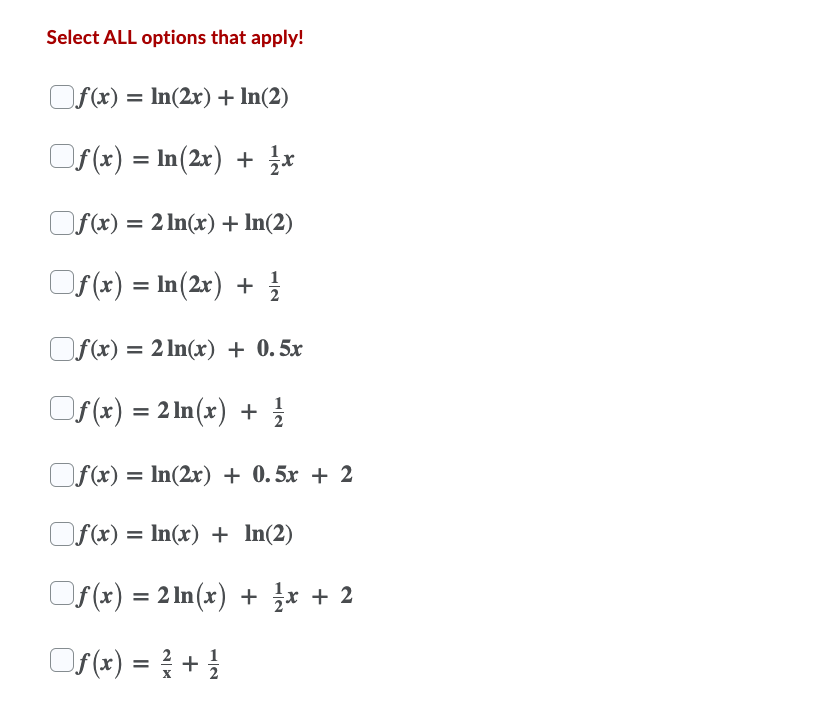 Solved Question 3 (Mandatory) (2 points) Find a function | Chegg.com