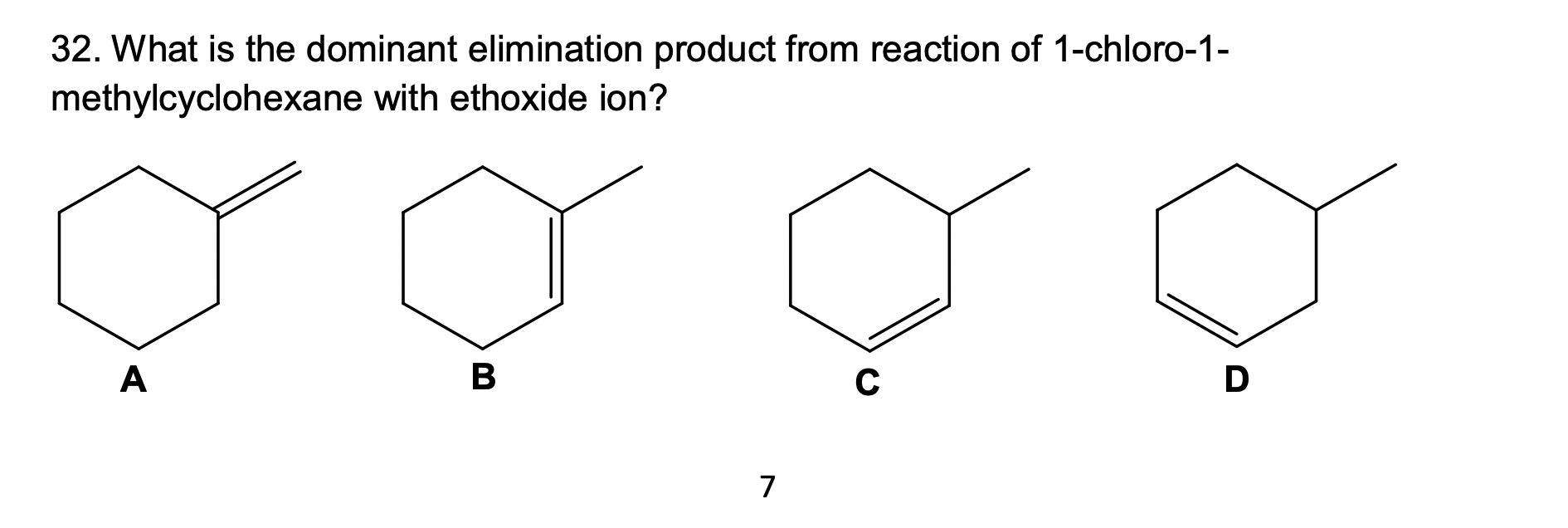 Solved 33. Which one of the labeled hydrogens is most | Chegg.com