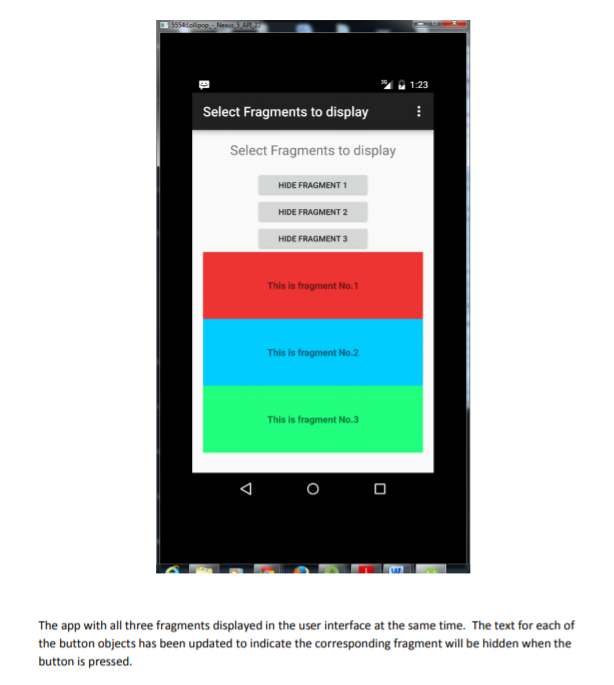 Solved develop an Android app that has a single screen that | Chegg.com