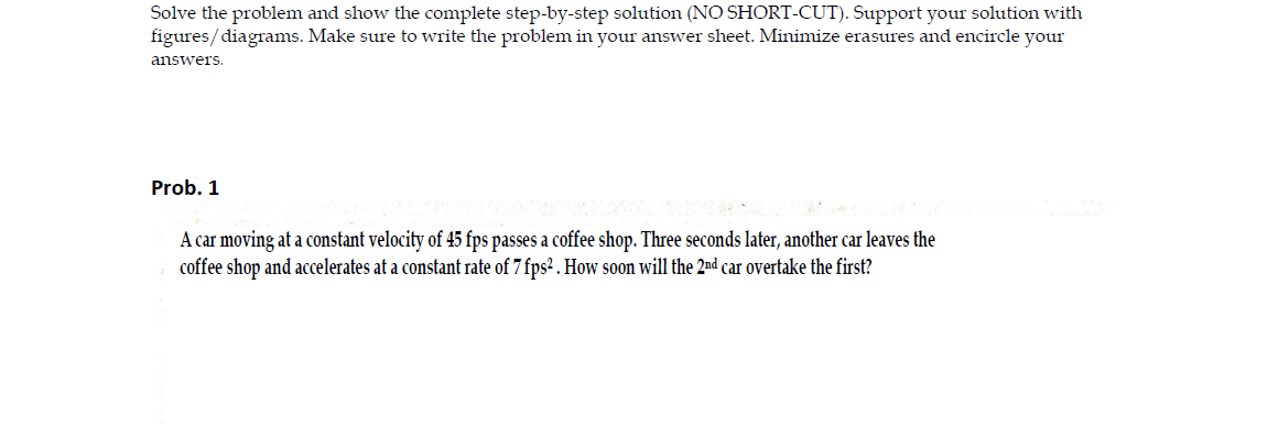 Solved Solve the problem and show the complete step-by-step | Chegg.com