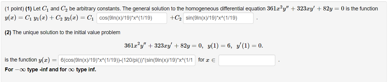 Solved The first part is correct, the second part is somehow | Chegg.com