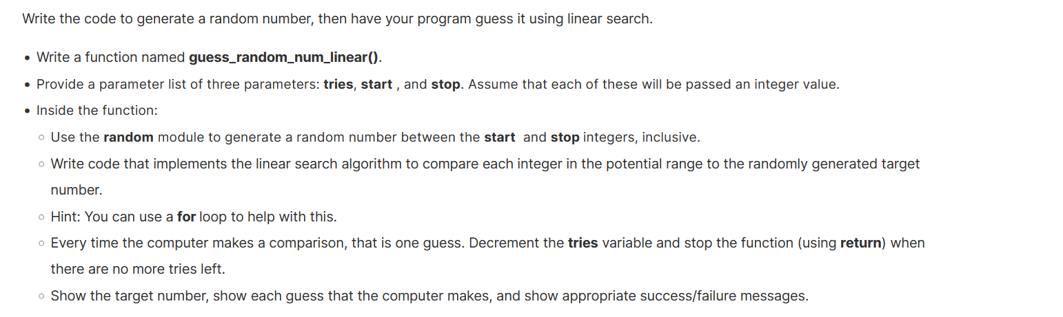 Solved Write the code to generate a random number, then have | Chegg.com