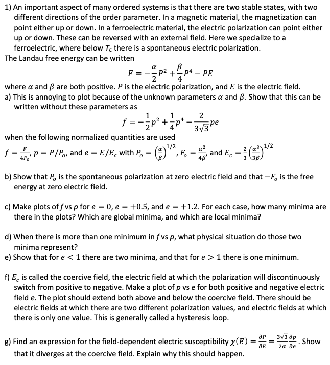 Answer F And G Only Other Answers To The Question Chegg Com