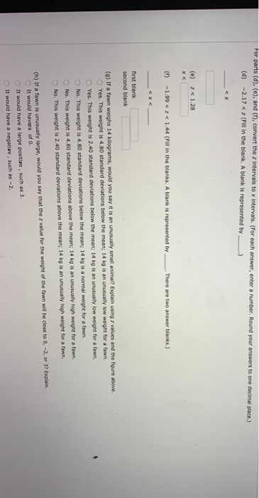 Solved The Standard Normal Destribution For parts (a), (b), | Chegg.com