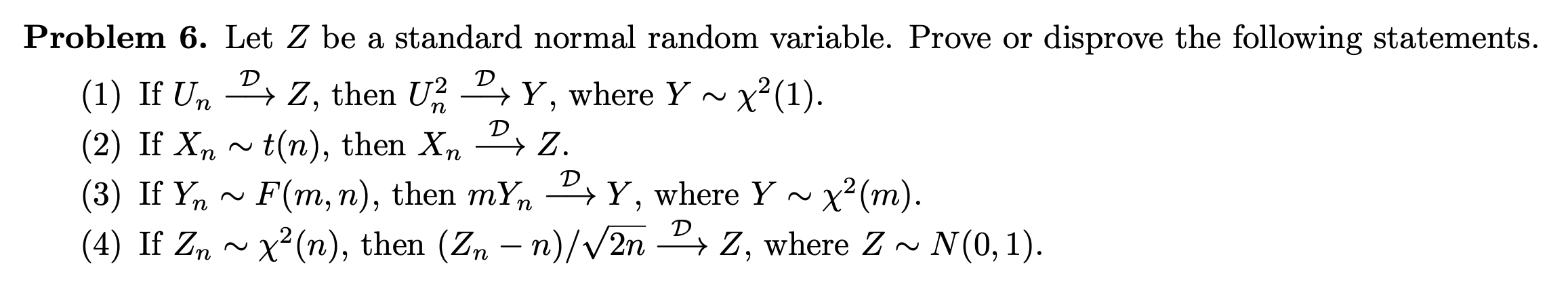 Problem 6. Let Z be a standard normal random | Chegg.com