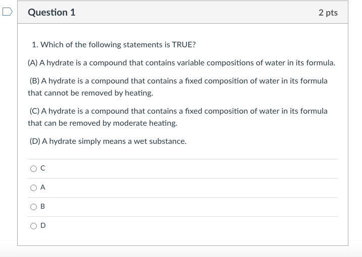 Solved Question 7 5 pts 7. When a 1.500-g sample of a | Chegg.com