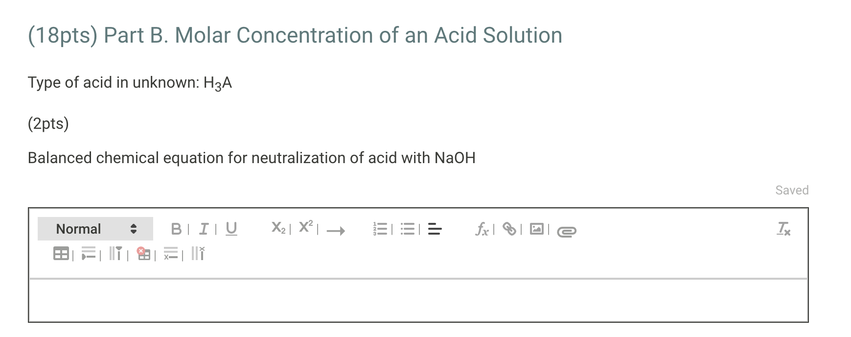 Solved (14pts) Part A. Standardization of a Sodium Hydroxide | Chegg.com