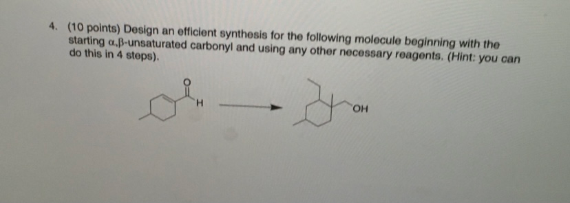 Solved 4. (10 Points) Design An Efficient Synthesis For The | Chegg.com