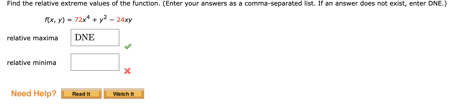 Solved Find the relative extreme values of the function. | Chegg.com