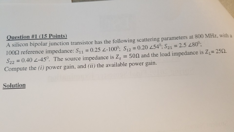 Solved Question #1 (15 Points) A silicon bipolar junction | Chegg.com