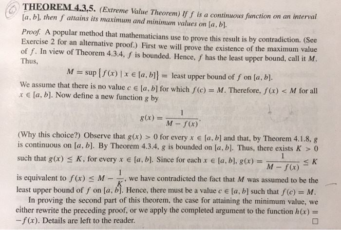 Solved If f is a continuous function on an interval a b