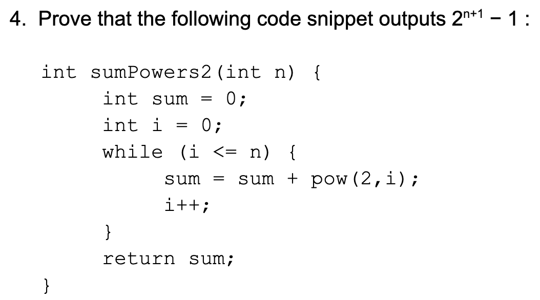 Solved Given the following pseudocode which takes a number | Chegg.com