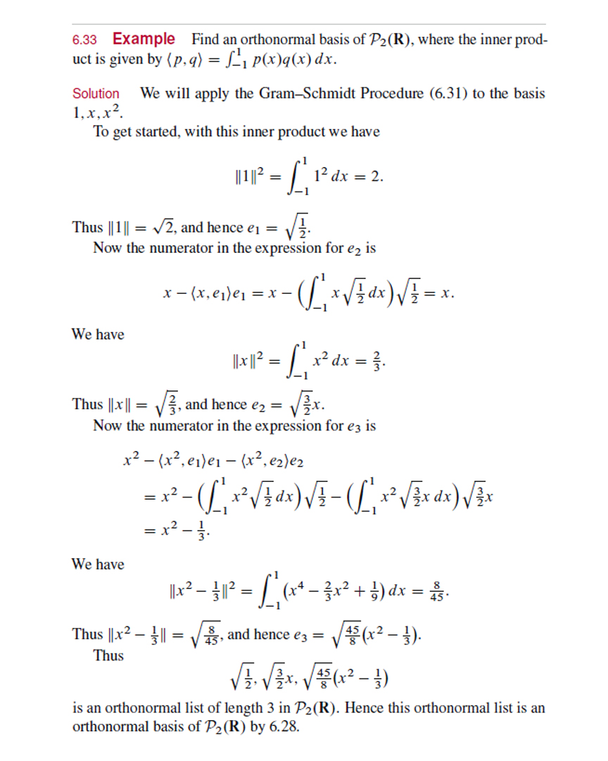 Solved B Consider P3 R With The Inner Product P Q Chegg Com