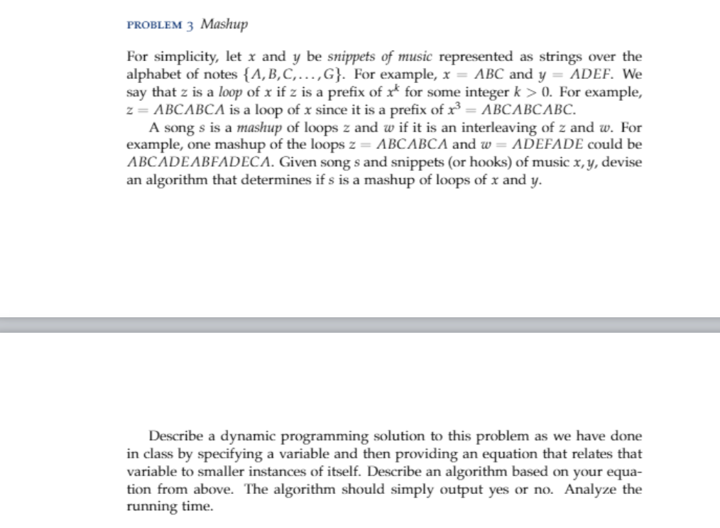 Solved things required: DP equation for algorithm pseudo | Chegg.com