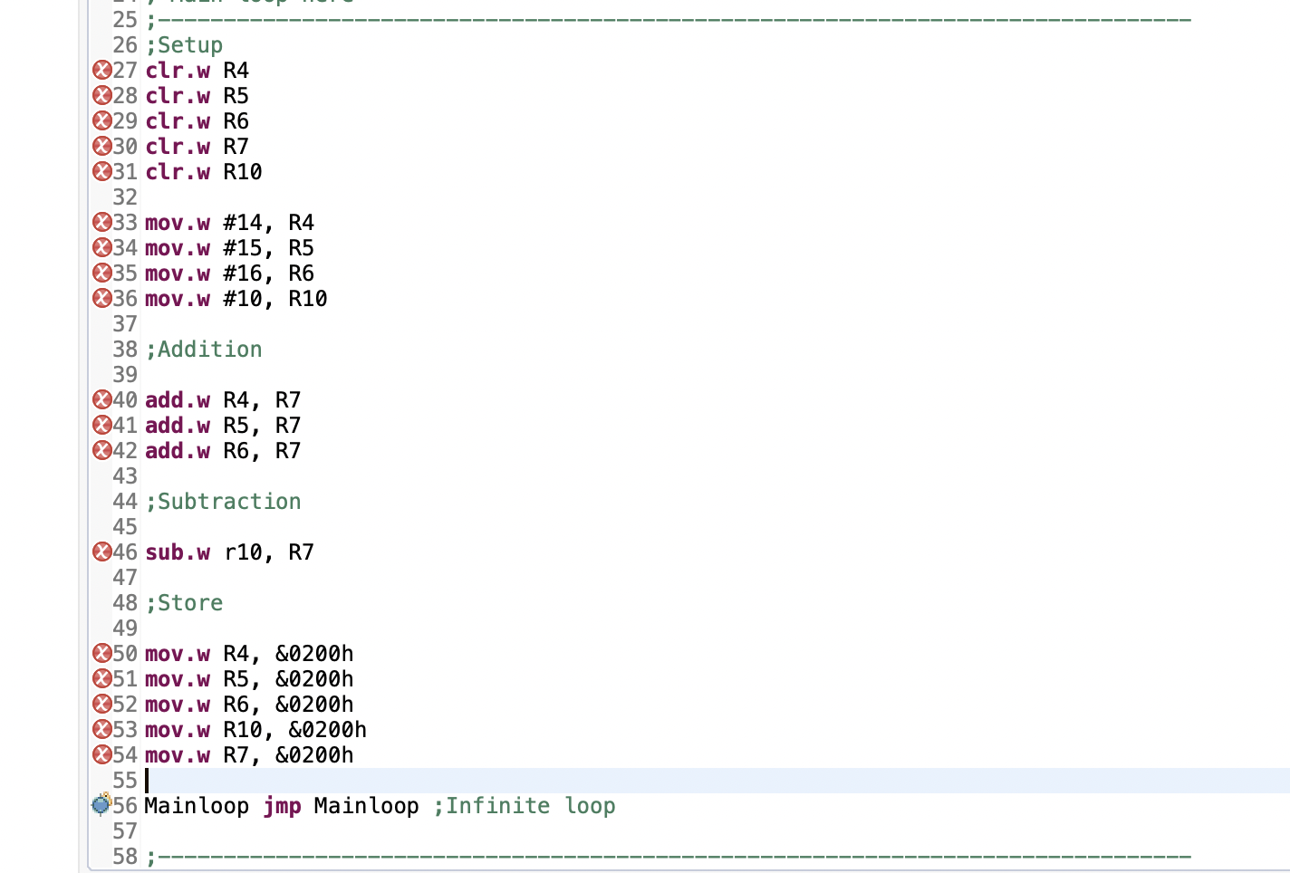 Solved [15] 1) Write an assembly program that adds the | Chegg.com