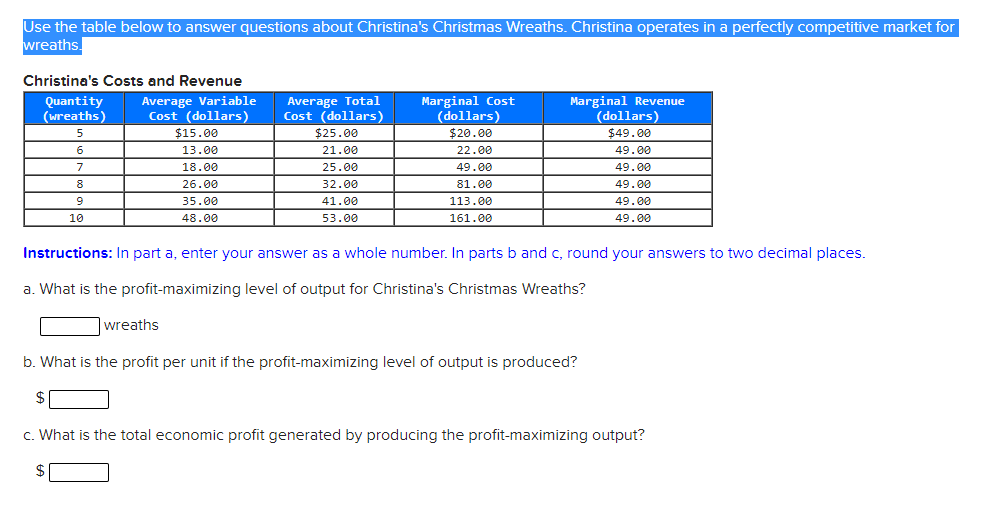 Solved Use the table below to answer questions about | Chegg.com