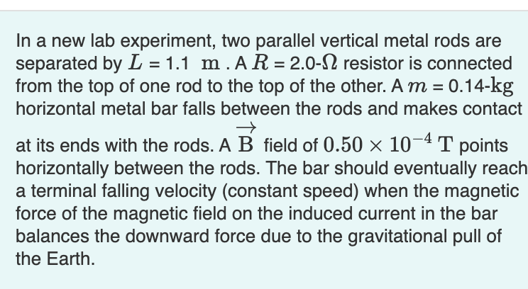 Solved In a new lab experiment, two parallel vertical metal | Chegg.com