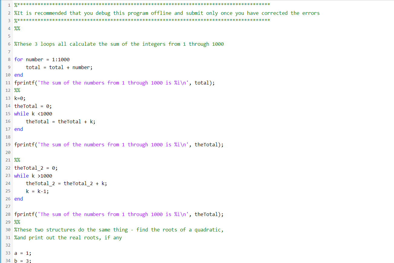 Solved Problem Summary Correct all errors in the provided | Chegg.com