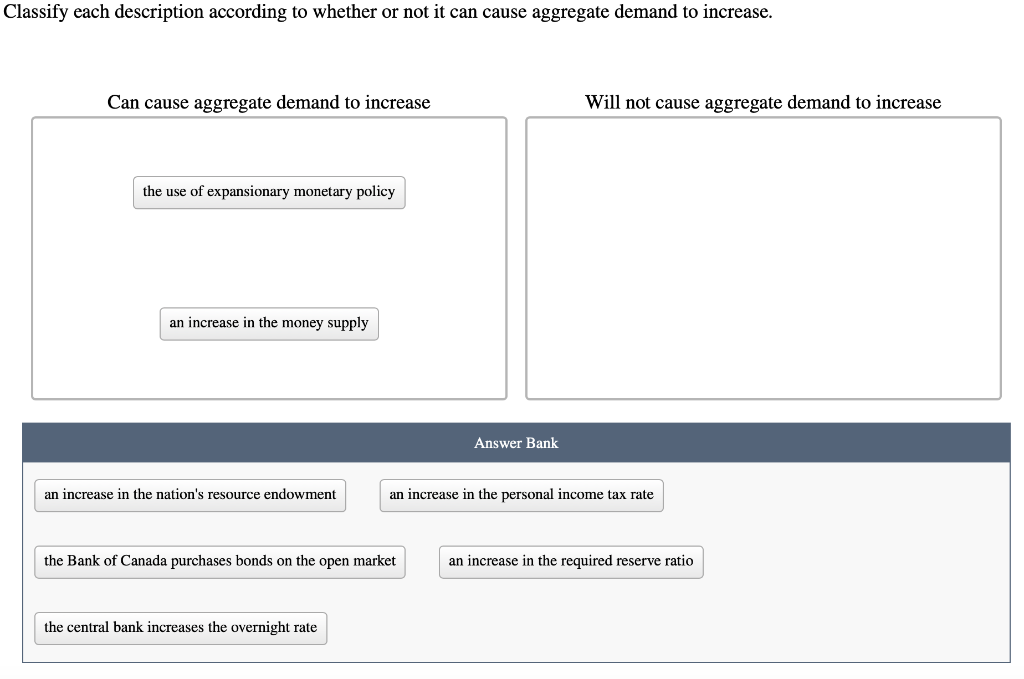 Solved Classify each description according to whether or not | Chegg.com