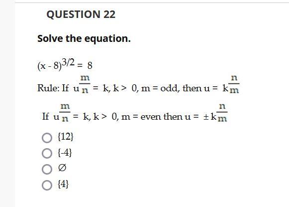 Solved QUESTION 15 Solve the equation by making an | Chegg.com