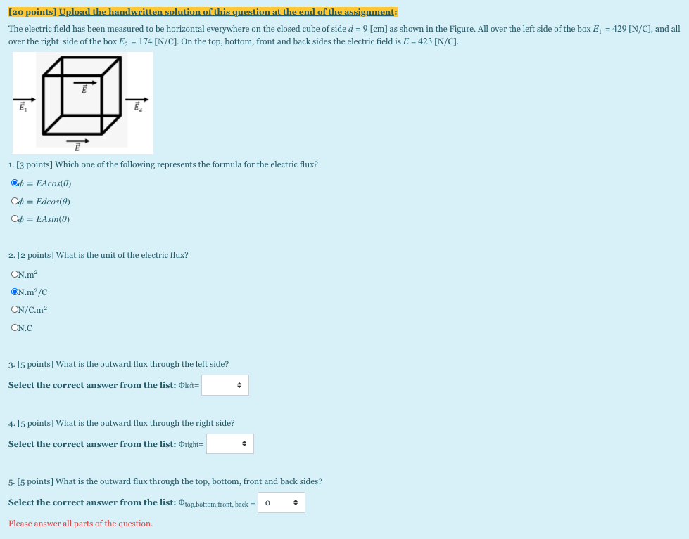 Solved please need the problem to be solved step by step | Chegg.com