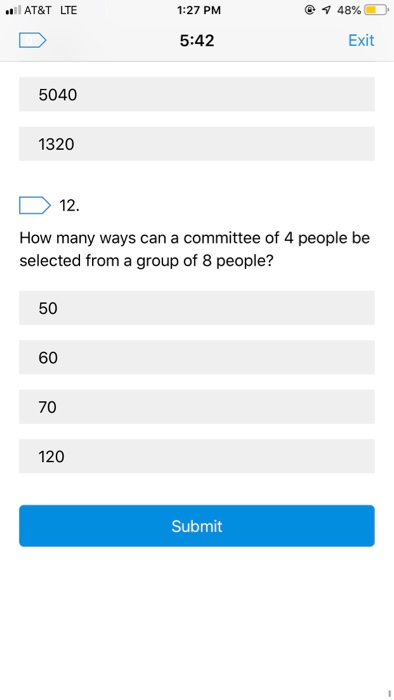 Solved how many ways can a committee of 4 people be selected | Chegg.com