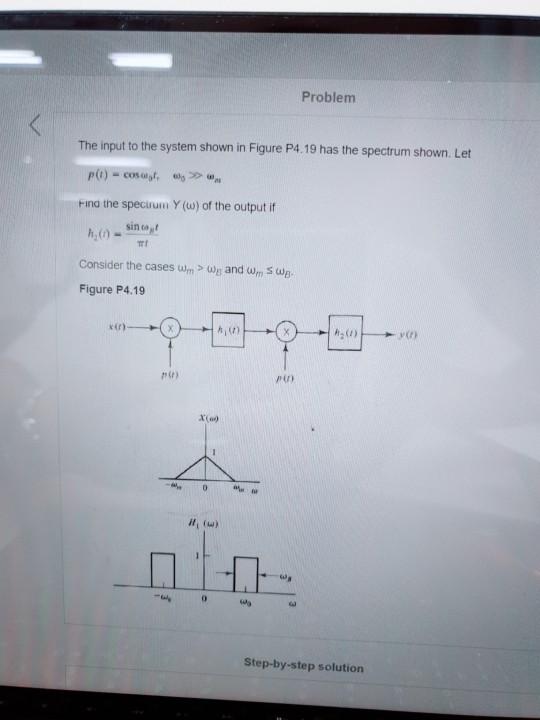 Solved Problem The input to the system shown in Figure P4.19 | Chegg.com