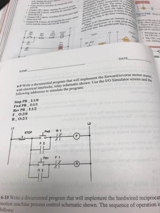 Solved The CRI co DA NAME with electrical interlocks, relay