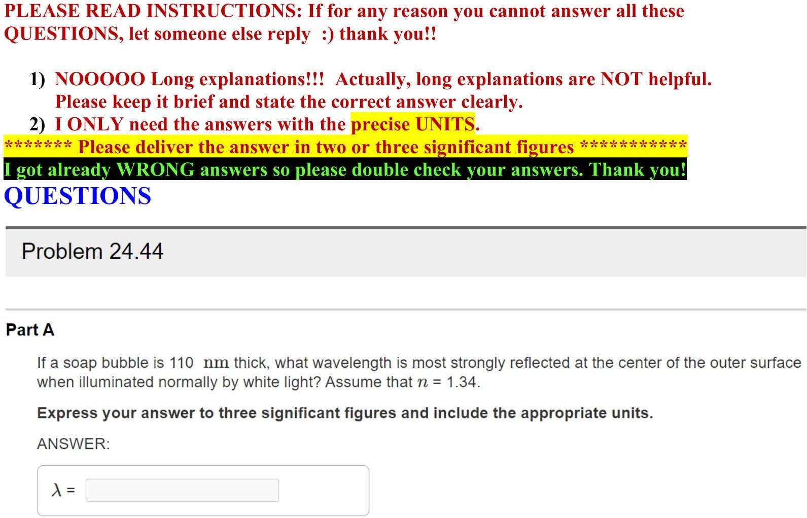 Solved PLEASE READ INSTRUCTIONS: If for any reason you | Chegg.com