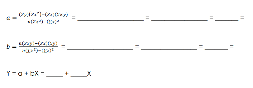 Solved 1. Complete the table below and compute for the | Chegg.com