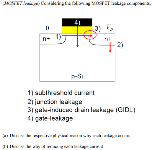 solved-mosfet-leakage-considering-the-following-mosfet-chegg